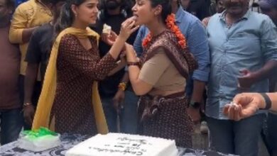 Chiranjeevi’s #Mega158 unit celebrates Nivetha Pethuraj’s completion of 10 years in the film industry! Chiranjeevi’s #Mega158 unit celebrates Nivetha Pethuraj’s completion of 10 years in the film industry!