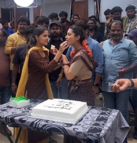 Chiranjeevi’s #Mega158 unit celebrates Nivetha Pethuraj’s completion of 10 years in the film industry!