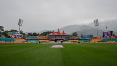 Heavy rain delays toss in India-Afghanistan ODI series opener in Dharamshala Heavy rain delays toss in India-Afghanistan ODI series opener in Dharamshala