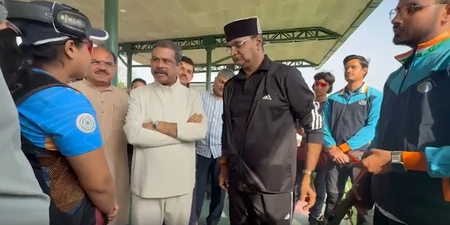 Dharmendra Pradhan interacts with athletes, reviews education initiatives in Bhopal