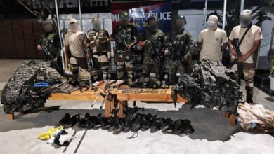 Manipur: 3 militants among 6 arrested, large cache of arms and drugs seized Manipur: 3 militants among 6 arrested, large cache of arms and drugs seized