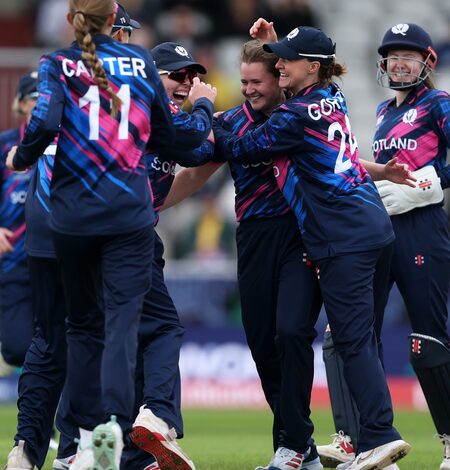 Women’s T20 WC: Gordon, Fraser’s 3-wicket hauls guide Scotland to historic 40-run win over Ireland Women’s T20 WC: Gordon, Fraser’s 3-wicket hauls guide Scotland to historic 40-run win over Ireland