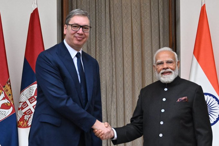PM Modi thanks Serbian President for ‘heartfelt wishes’ on becoming longest serving Indian PM PM Modi thanks Serbian President for ‘heartfelt wishes’ on becoming longest serving Indian PM