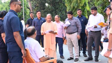 UP CM holds Janata darshan at Gorakhnath Temple, listens to grievances of 200 people UP CM holds Janata darshan at Gorakhnath Temple, listens to grievances of 200 people