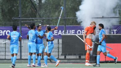 India suffer narrow 2-3 defeat against the Netherlands in their opening match of the FIH Men’s Pro League 2025–26 Rotterdam leg India suffer narrow 2-3 defeat against the Netherlands in their opening match of the FIH Men’s Pro League 2025–26 Rotterdam leg