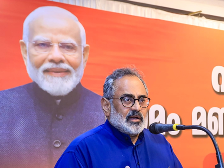 Rajeev Chandrasekhar hits back at Satheesan over Vice-Chancellors attending RSS event