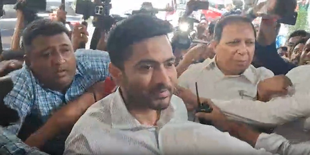 Abhishek Banerjee appears before ED in Bengal school job case (Lead) Abhishek Banerjee appears before ED in Bengal school job case (Lead)