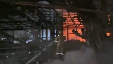 Major fire breaks out at Baba Market in Ghaziabad; no casualties reported