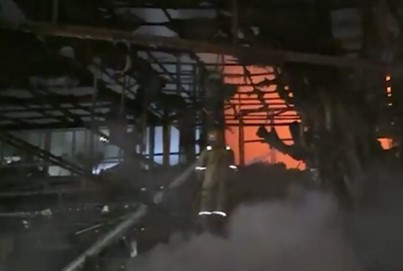 Major fire breaks out at Baba Market in Ghaziabad; no casualties reported