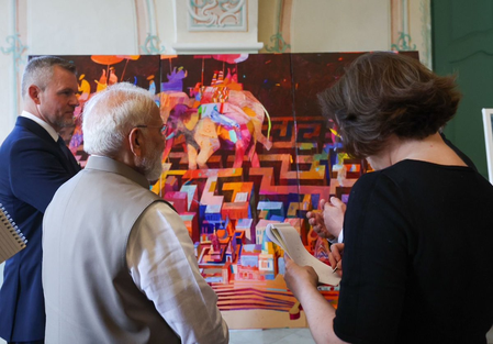 PM Modi finds Banaras connection in Bratislava, says ‘art, culture bring people closer’ PM Modi finds Banaras connection in Bratislava, says ‘art, culture bring people closer’