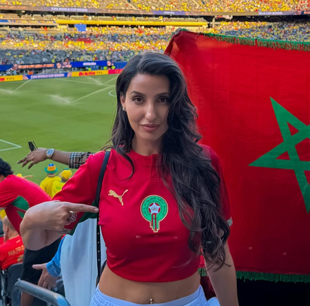 Nora Fatehi cheers for Morocco as she attends her ‘1st game’ of FIFA World Cup Nora Fatehi cheers for Morocco as she attends her ‘1st game’ of FIFA World Cup