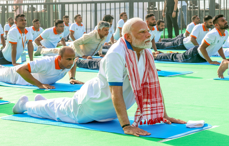 Kolkata’s Red Road shut for week ahead of PM Modi’s Yoga Day event Kolkata’s Red Road shut for week ahead of PM Modi’s Yoga Day event