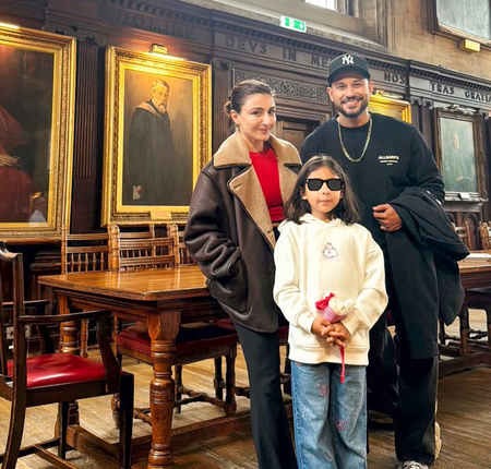 Soha Ali Khan shares special kind of joy of visiting her alma mater with daughter Inaaya Soha Ali Khan shares special kind of joy of visiting her alma mater with daughter Inaaya