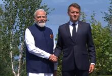 G7 Summit: PM Modi receives warm welcome from French President Macron
