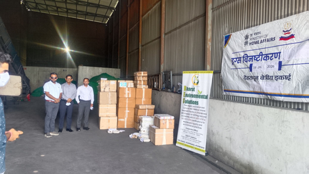NCB destroys seized narcotic drugs valued at Rs 236 crore in Dehradun NCB destroys seized narcotic drugs valued at Rs 236 crore in Dehradun