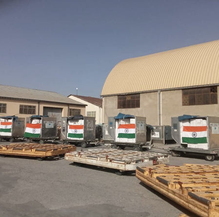 India delivers another five tonnes of essential medicines to Afghanistan