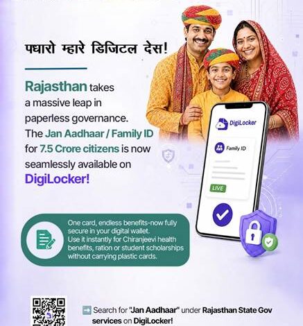 DigiLocker adds family IDs of Rajasthan, Maharashtra, Madhya Pradesh and UP, expanding access for over 37 crore citizens DigiLocker adds family IDs of Rajasthan, Maharashtra, Madhya Pradesh and UP, expanding access for over 37 crore citizens