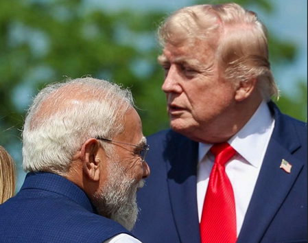 As PM Modi-Trump shake hands in France, much riding on India-US relations As PM Modi-Trump shake hands in France, much riding on India-US relations