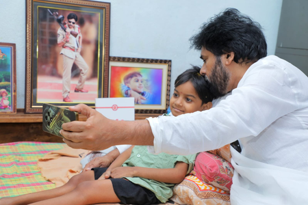 Pawan Kalyan fulfils wish of young fan battling a rare disease Pawan Kalyan fulfils wish of young fan battling a rare disease
