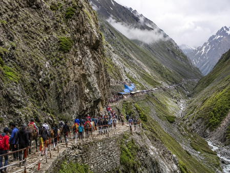 Rs 3,500 crore road plan in works to boost Amarnath Yatra infra Rs 3,500 crore road plan in works to boost Amarnath Yatra infra