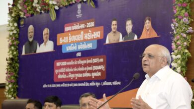Gujarat CM Patel urges 100pc school enrolment, says no child should be left out of education