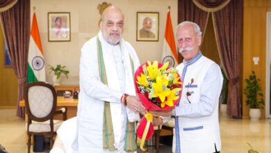 Arunachal Governor meets HM Shah, discusses border security and drug menace