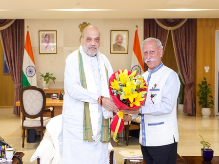 Arunachal Governor meets HM Shah, discusses border security and drug menace Arunachal Governor meets HM Shah, discusses border security and drug menace