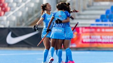India women rally to beat Uruguay 3-2, remain unbeaten to top Pool A at FIH Nations Cup India women rally to beat Uruguay 3-2, remain unbeaten to top Pool A at FIH Nations Cup