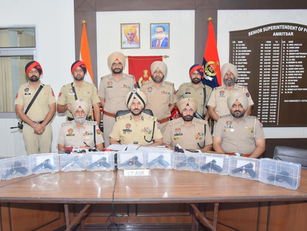 Eight held, 11 pistols seized as Punjab Police crack illegal arms network Eight held, 11 pistols seized as Punjab Police crack illegal arms network