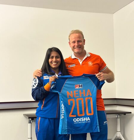 Hockey India congratulates midfielder Neha on completing 200 international caps Hockey India congratulates midfielder Neha on completing 200 international caps