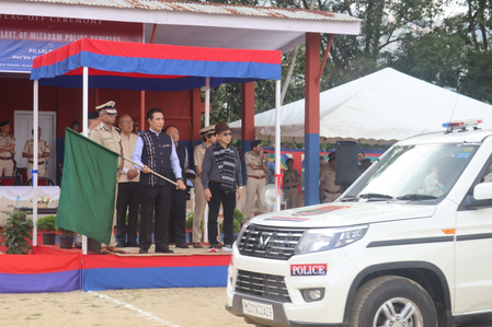 Mizoram CM flags off 219 new police vehicles, reaffirms commitment to modernisation of force Mizoram CM flags off 219 new police vehicles, reaffirms commitment to modernisation of force