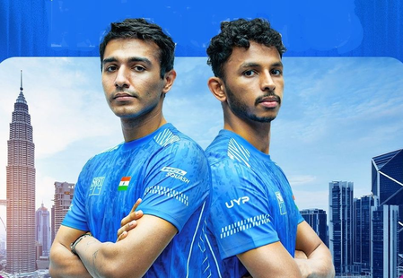 Asian Doubles Squash: Abhay-Velavan kick off title defence in style Asian Doubles Squash: Abhay-Velavan kick off title defence in style