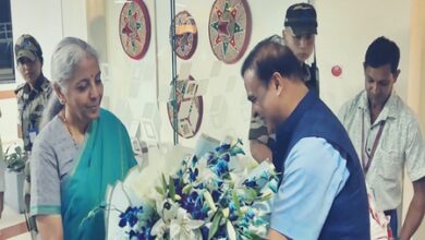 Nirmala Sitharaman reaches Guwahati ahead of Meghalaya engagements
