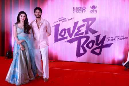 Shankar’s son Arijith Shankar’s ‘Lover Boy’ goes on floors with grand pooja Shankar’s son Arijith Shankar’s ‘Lover Boy’ goes on floors with grand pooja