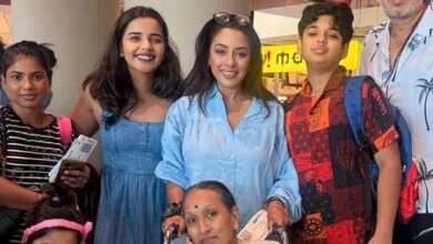 Rupali Ganguly reveals she ‘threatened’, emotionally blackmailed son Rudransh to pose for family vacation pics