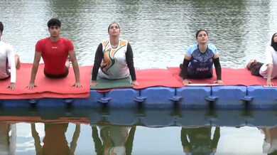 From water yoga to marathon runs, India unites in wellness ahead of International Yoga Day
