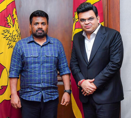 Jay Shah reaffirms commitment to Sri Lanka Cricket after meeting Sri Lanka’s President Jay Shah reaffirms commitment to Sri Lanka Cricket after meeting Sri Lanka’s President