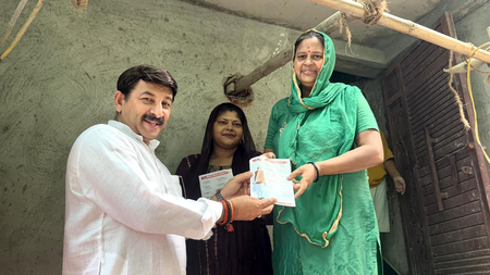 Delhi BJP conducts door-to-door ‘Maha Jan Sampark Abhiyan’ across 256 mandals