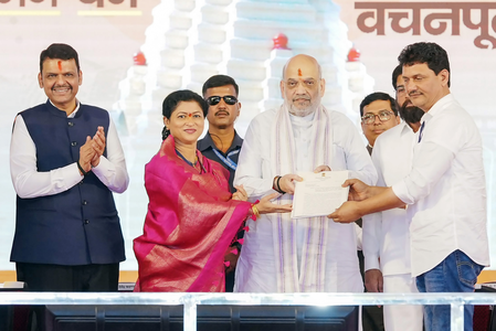 Congress never cared about farmers: HM Amit Shah