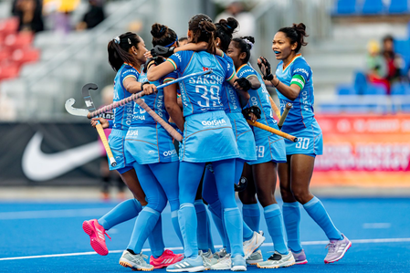 Dominant India put six past Chile to book their place in the final of the FIH Hockey Women’s Nations Cup Dominant India put six past Chile to book their place in the final of the FIH Hockey Women’s Nations Cup