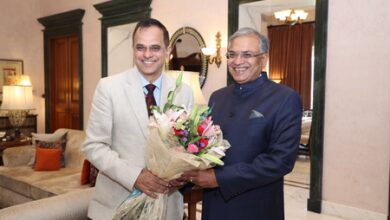 Rajasthan Chief Secretary meets CEC Gyanesh Kumar in Jaipur