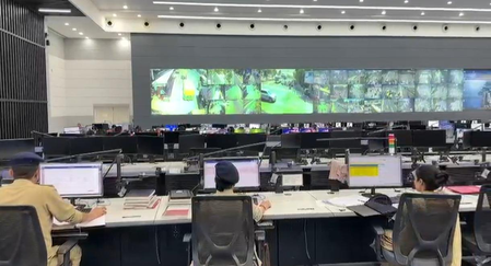 Live CCTV feeds, drone patrols, QRTs to guard NEET re-test across Ahmedabad Live CCTV feeds, drone patrols, QRTs to guard NEET re-test across Ahmedabad