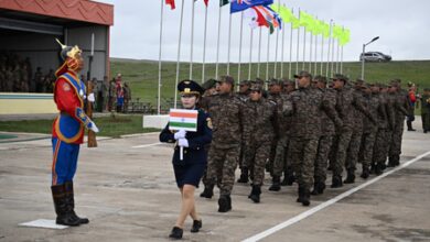 Mongolia: 40-member Indian Army contingent participates in opening ceremony of multilateral exercise