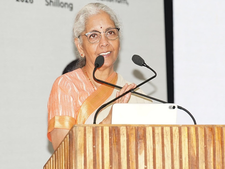 FM Sitharaman inaugurates Rs 59 crore road project in Meghalaya, interacts with youth FM Sitharaman inaugurates Rs 59 crore road project in Meghalaya, interacts with youth