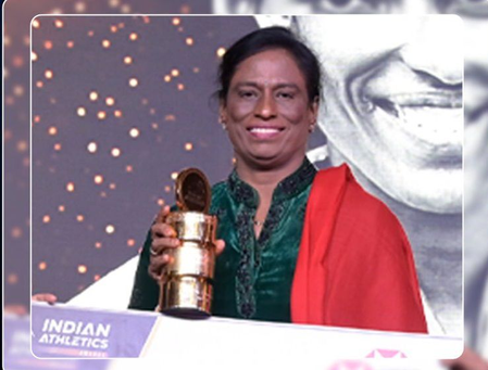 PT Usha honoured with ‘Lifetime Achievement Award’ at inaugural Indian Athletics Awards
