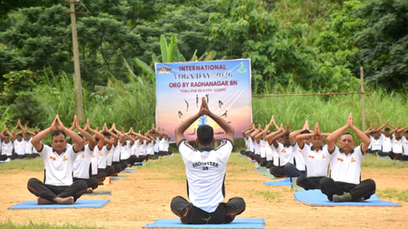 Army, Assam Rifles hold Yoga sessions in NE states