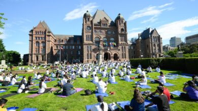 Western countries embrace Yoga ahead of International Day of Yoga today Western countries embrace Yoga ahead of International Day of Yoga today