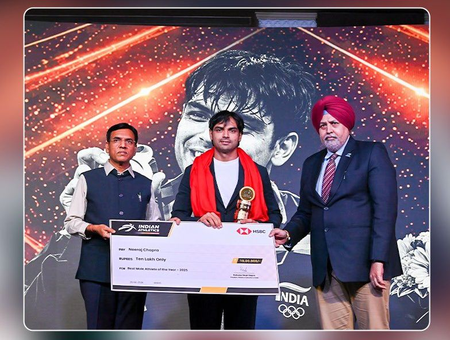 Neeraj Chopra, Parul Chaudhary crowned Best Athletes at Indian Athletics Awards