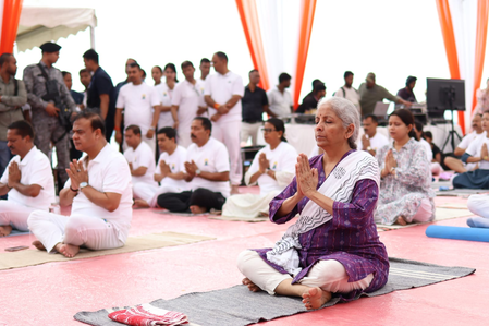 Yoga connects entire world, make it a daily routine for 365 days: Union Ministers Yoga connects entire world, make it a daily routine for 365 days: Union Ministers
