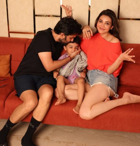 Kajal Aggarwal shares adorable Father’s Day moment as hubby Gautam kisses their son